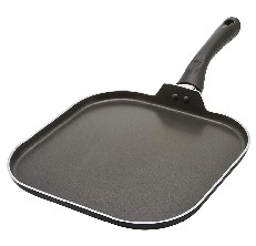Not A Square Pan Aluminum Non Stick 1 -Piece Frying Pan