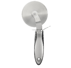 KitchenAid Pizza Wheel, Stainless Steel Pizza Cutter and Slicer – Almond  Cream