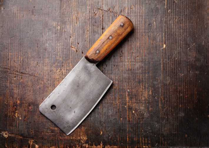  imarku Butcher Knife, 7 Inch Cleaver Knife, Hand