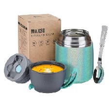 Large Hot Soup Thermos Portable Large Lunch Thermos Cup With Spoon Sturdy  Rust-proof Insulated Food
