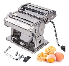 Pasta Maker, Pasta Machine with 8 Adjustable Thickness Settings