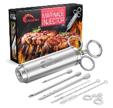 Ofargo Meat Injector, Meat Injectors for Smoking BBQ with 3 Marinade  Injector Needles; Injector Marinades for Meats, Turkey, Beef; 2-Oz, User  Manual
