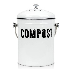 Utopia Kitchen Stainless Steel Compost Bin Review: Convenient Composting