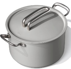 HOMICHEF 24 Quart Large Nickel-Free Stainless Steel Stock Pot With Lid -  Polished Heavy Duty Induction Soup Pot