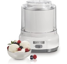 La Reveuse Frozen Sorbet Maker, Great for Making Healthy Soft Serve Sherbet,  Sorbet, Fruit Ice Cream, Frozen Yogurt for Kids, White