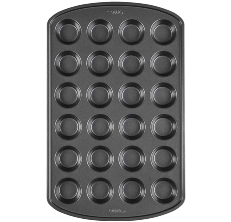 OvenArt Bakeware Silicone Muffin Pan Review +Heavenly Surprise Mini  Cupcakes Recipe