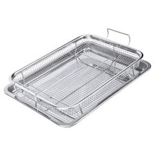 Oven Air Fryer Basket and Tray, Extra Large Crisper Tray and