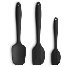 3pcs, Silicone Spatula Turner Set, Cooking Spatulas For Nonstick Cookware,  Large Flexible Kitchen Utensils BPA Free Rubber Spatula Set For Egg, Pancak