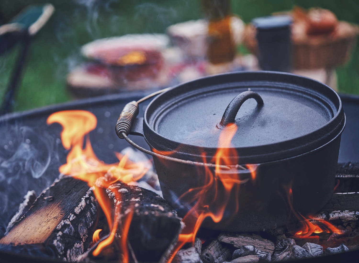 How to Use a Camping Dutch Oven Over an Open Fire