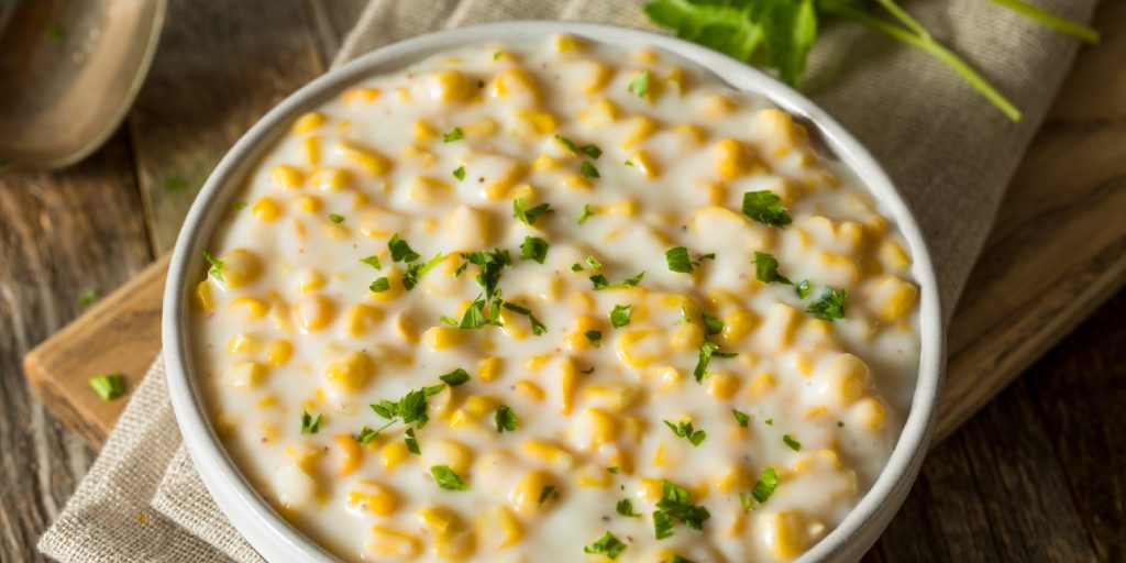 Fresh Homemade Creamed Corn