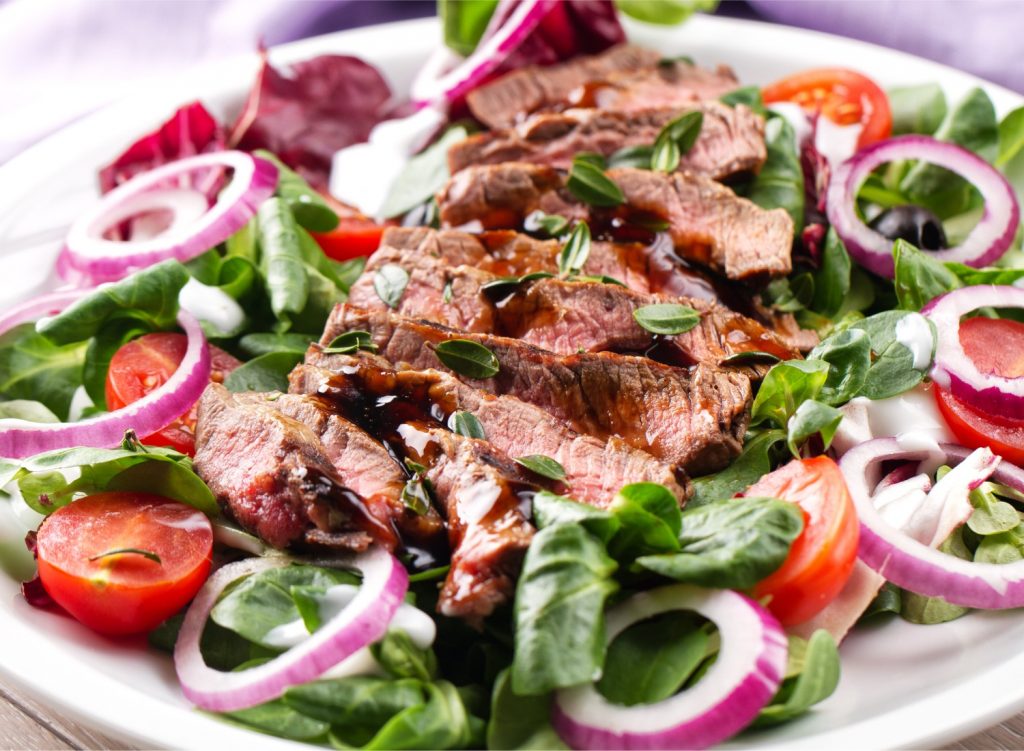 Steak salad