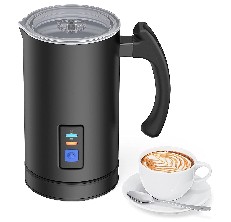 Nostalgia Retro 32-Ounce Hot Chocolate, Milk Frother, Cappuccino, Mocha, Latte  Maker and Dispenser