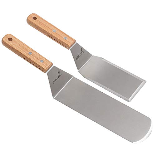 The Anmarko Metal Spatula Set sold on Amazon