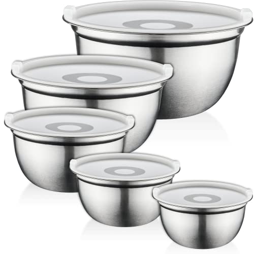 FineDine Glass Mixing Bowl Set