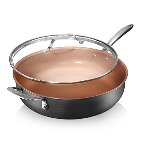 Gotham Steel Nonstick Sauté Pan with Lid