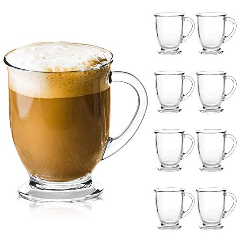 QAPPDA Clear Coffee Mugs