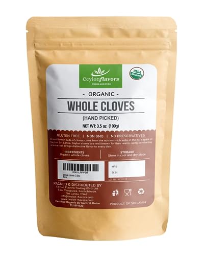 CEYLONFLAVORS Organic Cloves