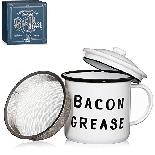 Golden Hills Mercantile Bacon Grease Container