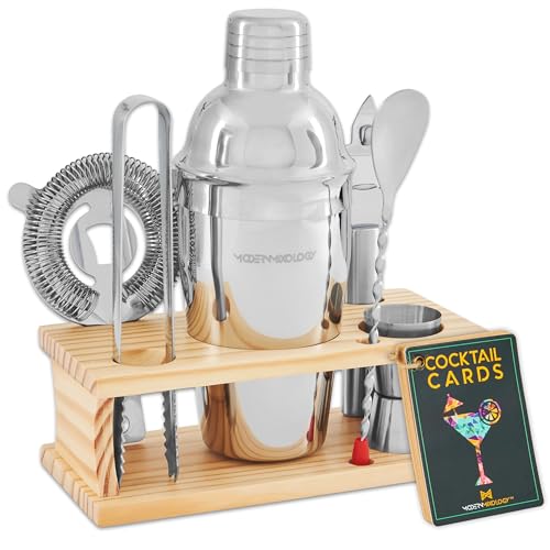 Modern Mixology Bartender Kit With Stand