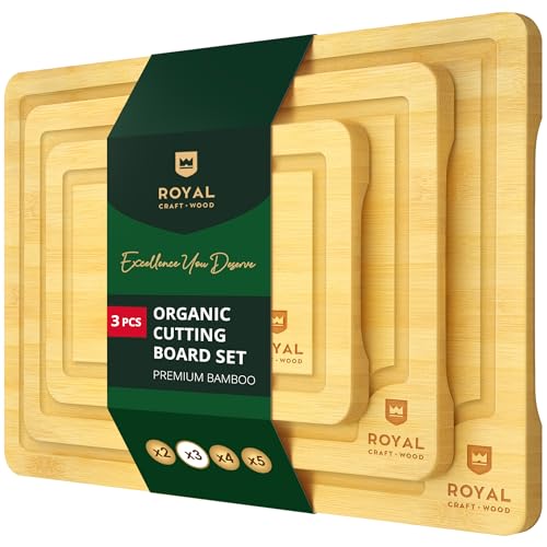 Royal Craft Wood Bamboo Cutting Board