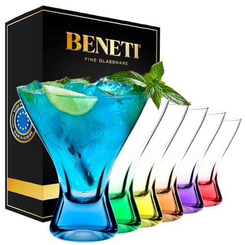 BENETI Stemless Martini Glasses