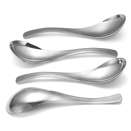 Hiware Thick Heavy-Weight Soup Spoon
