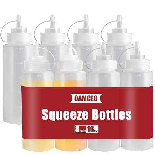 OAMCEG Condiment Squeeze Bottles