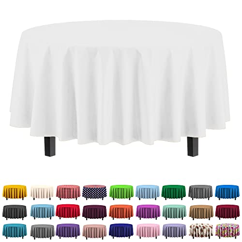 Exquisite Premium Round Plastic Tablecloth