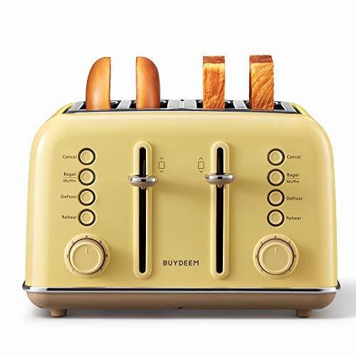 BUYDEEM DT640 Four-Slice Retro Toaster