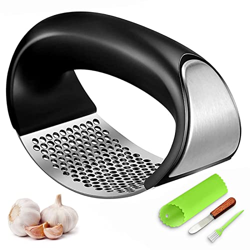 JASVIC Stainless Steel Garlic Mincer