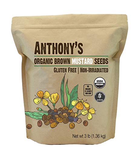 Anthony's Organic Brown Mustard Seeds