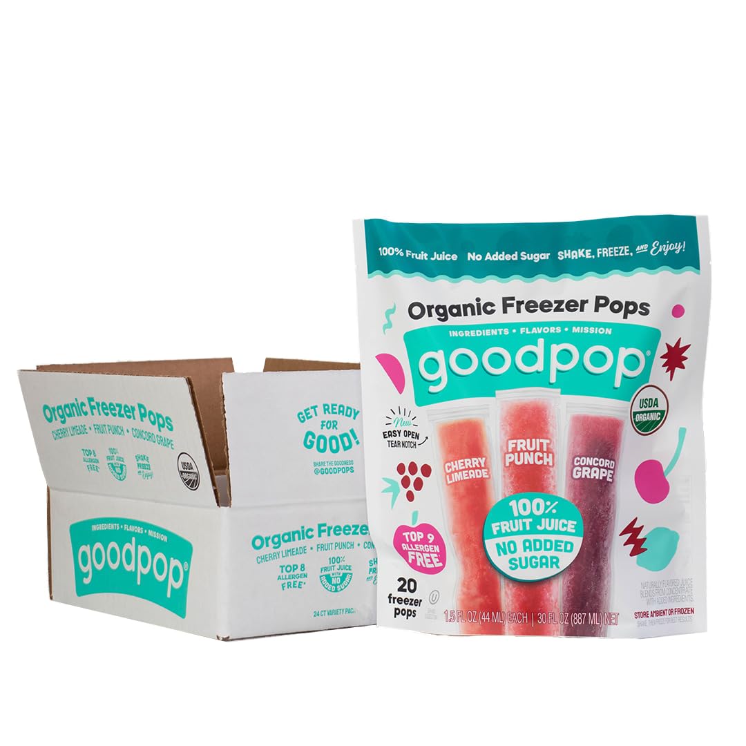 GoodPop Organic Fruit Popsicles