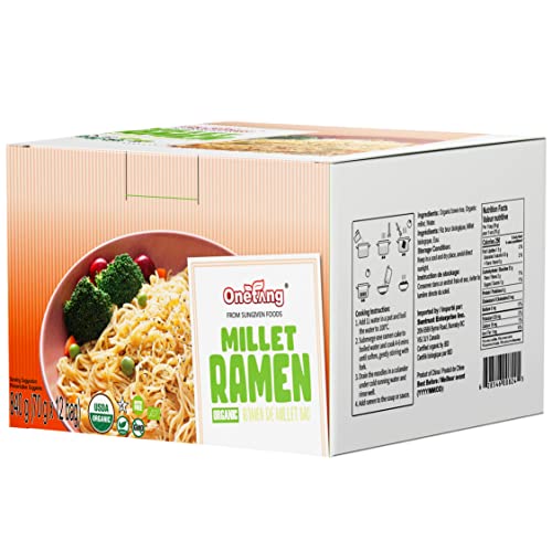 ONETANG Organic Millet & Brown Rice Ramen